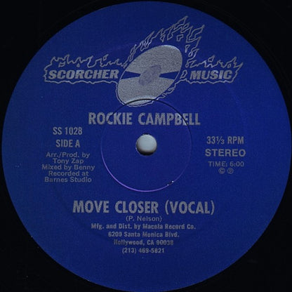 Rocky Campbell : Move Closer (12", Single)