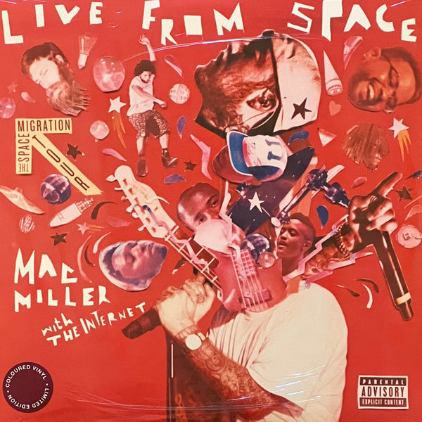 Mac Miller with The Internet (2) : Live From Space (2xLP, Unofficial, Yel)