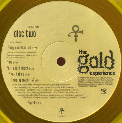 The Artist (Formerly Known As Prince) : The Gold Experience (2xLP, Album, RE, Gol)