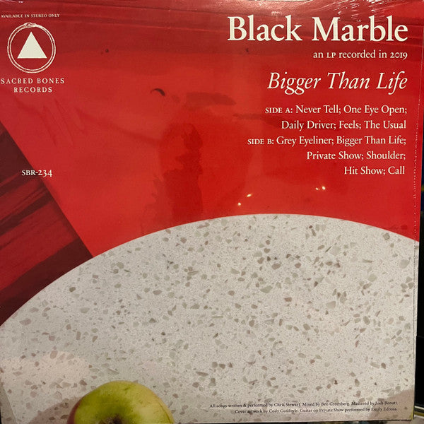 Black Marble : Bigger Than Life (LP, Album, Ltd, RP, Roy)