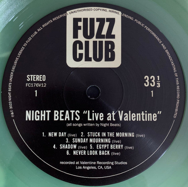 Night Beats : Live At Valentine (LP, Ltd, Gre)