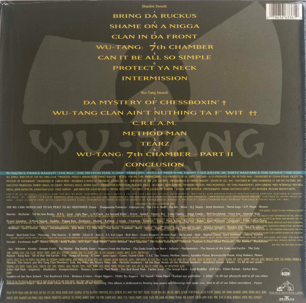 Wu-Tang Clan : Enter The Wu-Tang (36 Chambers) (LP, Album, RE)