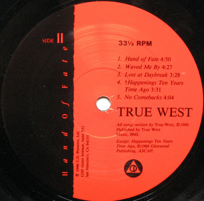 True West : Hand Of Fate (LP, Album)