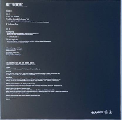 DJ Shadow : Endtroducing..... (2xLP, Album, RE)