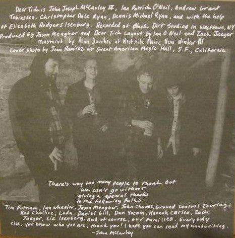 Deer Tick : The Black Dirt Sessions (LP, Album)