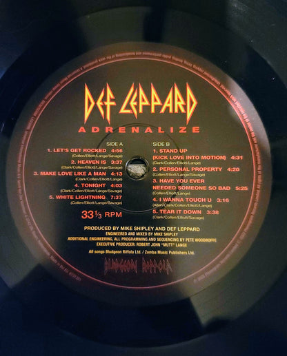 Def Leppard : Adrenalize (LP, Album, RE)