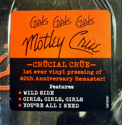 Mötley Crüe : Girls, Girls, Girls (LP, Album, RE, RM, 40t)