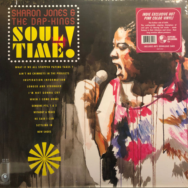 Sharon Jones & The Dap-Kings : Soul Time! (LP, Comp, Ltd, Ind)