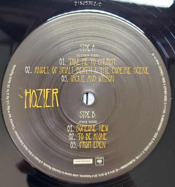 Hozier : Hozier (2xLP, Album, RE, Mem + CD, Album)