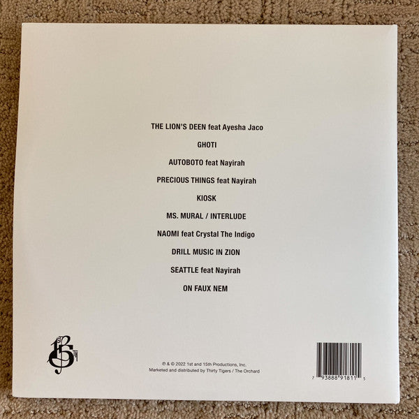 Lupe Fiasco : Drill Music In Zion (LP + LP, S/Sided, Etch + Album)