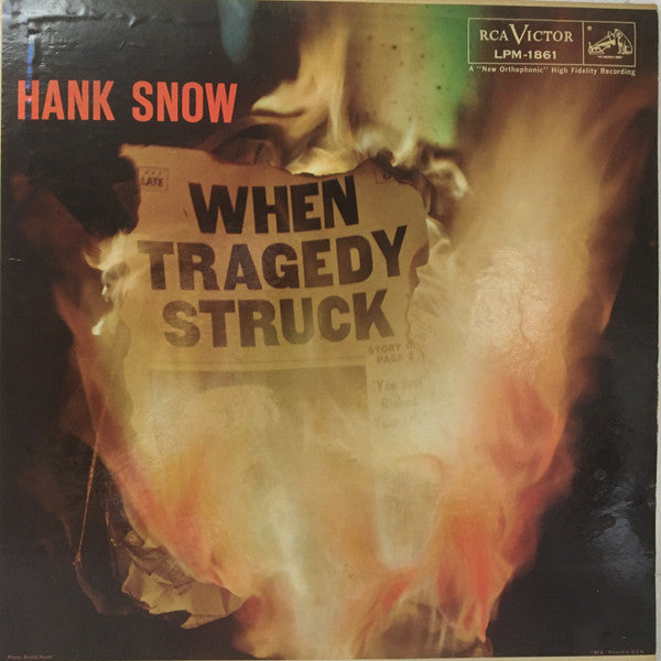 Hank Snow : When Tragedy Struck (LP, Album, Mono)