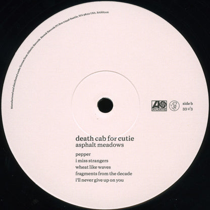Death Cab For Cutie : Asphalt Meadows (LP, Album, 180)