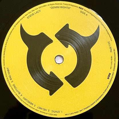 Steve Lacy (4) : Gemini Rights (LP,Album)