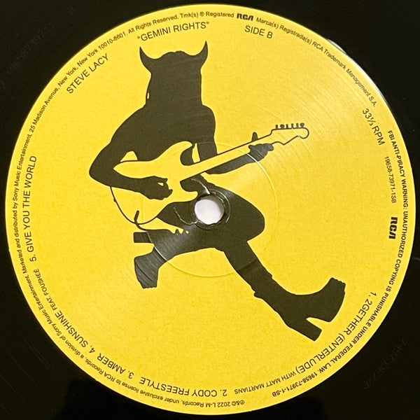 Steve Lacy - Gemini Rights LP (Black Vinyl), Hobbies & Toys, Music & Media,  Vinyls on Carousell
