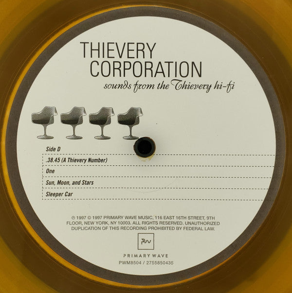 Thievery Corporation : Sounds From The Thievery Hi-Fi (2xLP, Album, Ltd, RE, Ora)