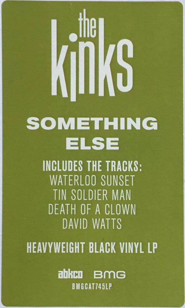 The Kinks : Something Else By The Kinks (LP, Album, Mono, RE)
