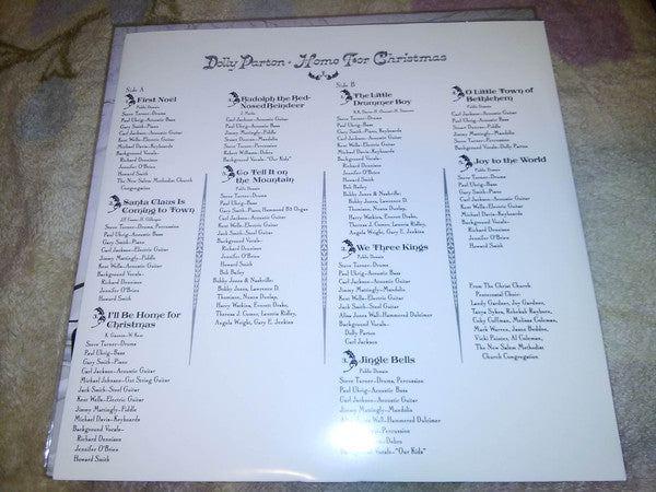 Dolly Parton : Home For Christmas  (LP, Album, RE)