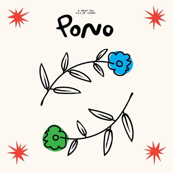 A Great Big Pile Of Leaves : Pono (LP, Album, Whi)