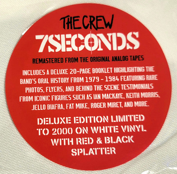 7 Seconds : The Crew (LP, Album, Dlx, Ltd, RE, RM, Whi)