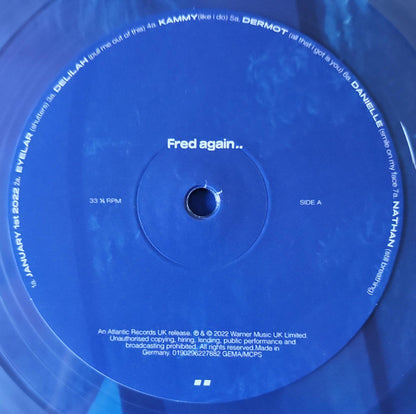 Fred Again.. : Actual Life 3 (January 1 - September 9 2022) (LP, Album, Ltd, Cle)