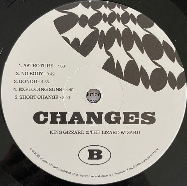 King Gizzard And The Lizard Wizard : Changes (LP, Rec)