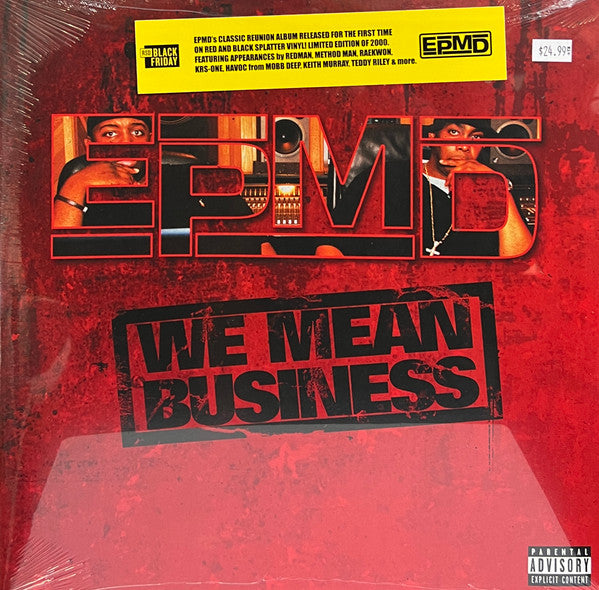 EPMD : We Mean Business (LP, Album, Ltd, RE, Red)