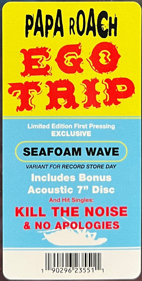 Papa Roach : Ego Trip (Ltd + LP, Album, Sea + 7", Yel)