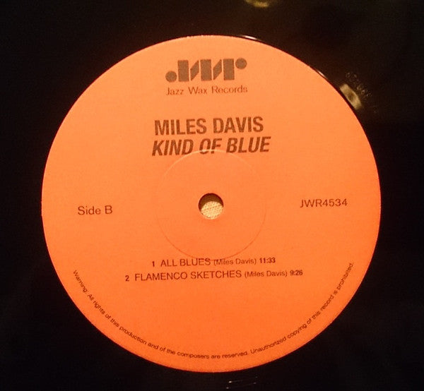 Miles Davis : Kind Of Blue (LP, Album, Ltd, RE, 180)