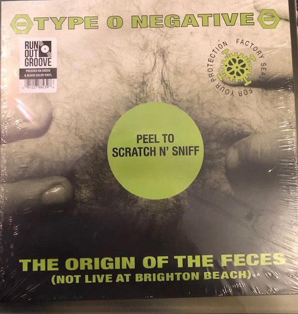Type O Negative : The Origin Of The Feces (Not Live At Brighton Beach) (2xLP, Album, RE, RM, RP, Gre)