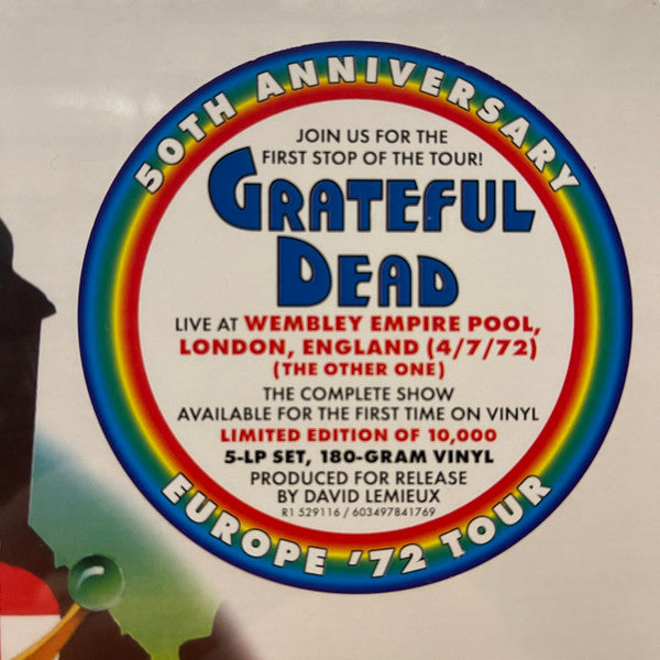 The Grateful Dead : Wembley Empire Pool, London, England 4/7/72 (5xLP, 180 + Box, Album, Ltd, RE)