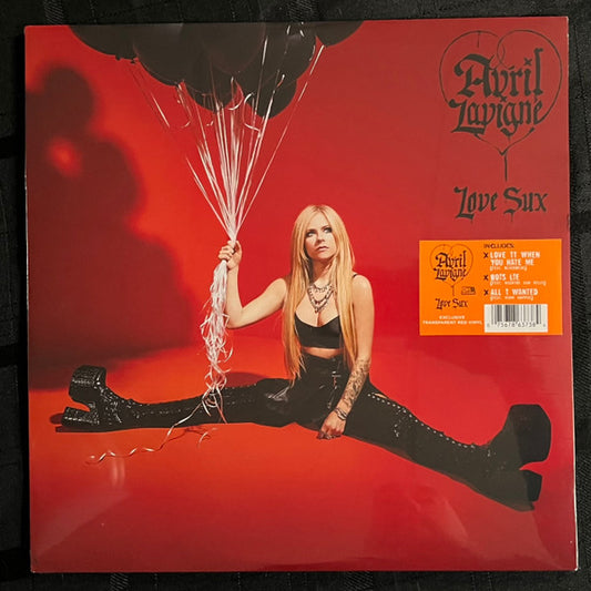 Avril Lavigne : Love Sux (LP, Album, Red)
