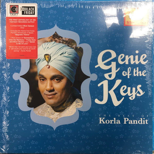 Korla Pandit : Genie Of The Keys: The Best Of Korla Pandit (LP, Comp, Ltd, Blu)