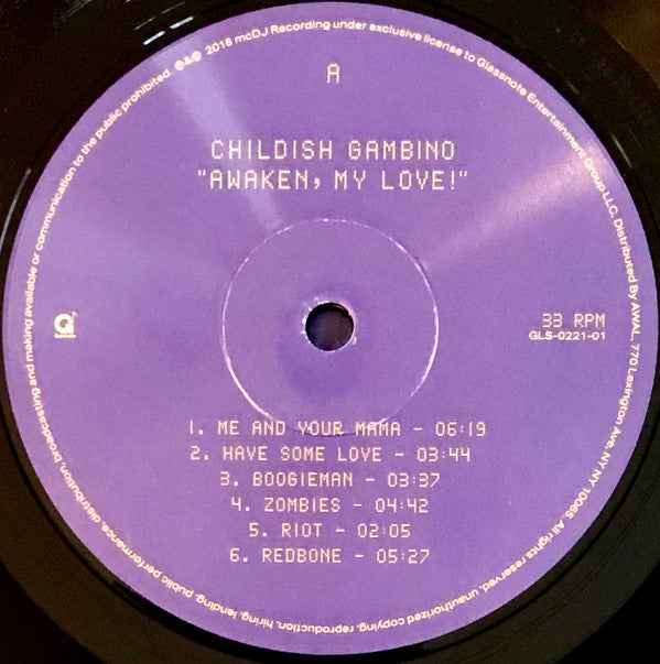 Childish Gambino : Awaken, My Love! (LP, Album, RE)