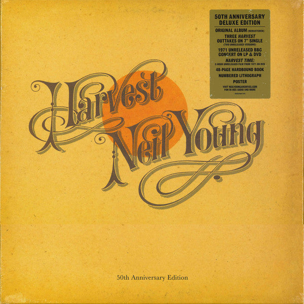 Neil Young : Harvest (Box, Dlx, 50t + LP, Album, RE, RM + LP, BBC + DVD,)