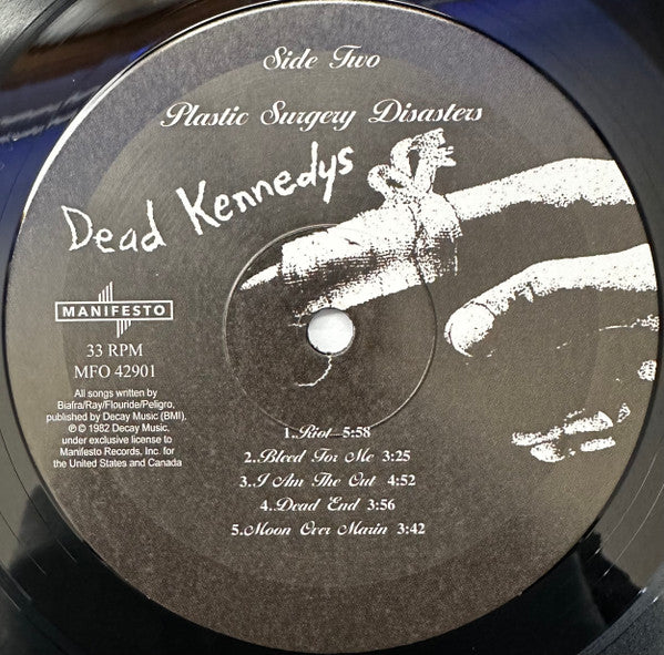 Dead Kennedys : Plastic Surgery Disasters (LP, Album, RE, RM, RP)