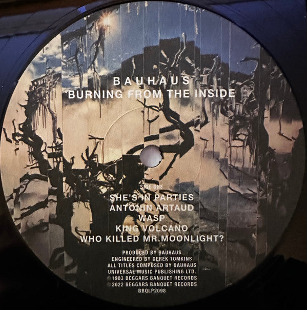 Bauhaus : Burning From The Inside (LP, Album, RM, RP)