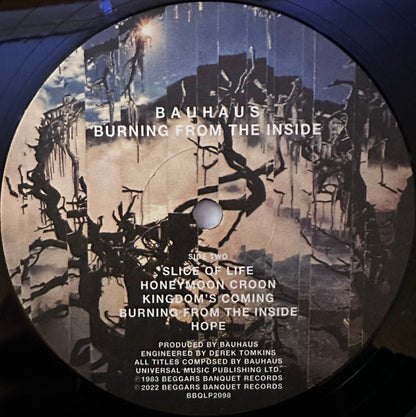 Bauhaus : Burning From The Inside (LP, Album, RM, RP)