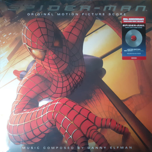 Danny Elfman : Spider-Man (Original Motion Picture Score) (LP, Ltd, RE, Sil)