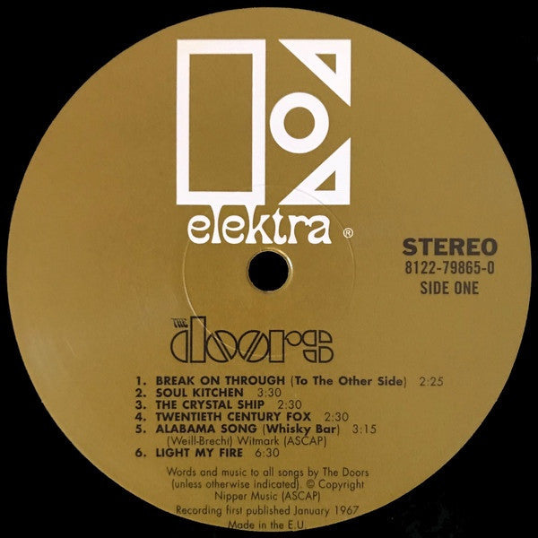 The Doors : The Doors (LP, Album, RE, 180)
