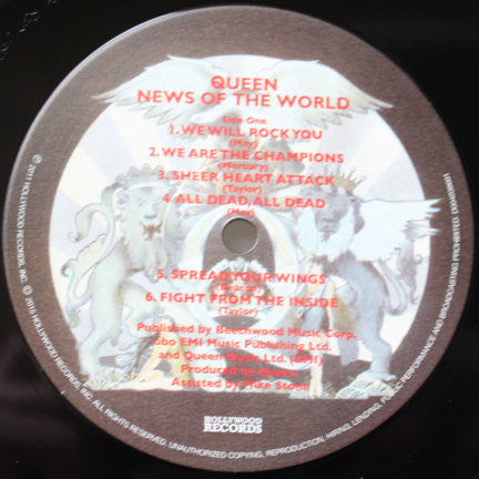 Queen : News Of The World (LP,Album,Reissue,Remastered)