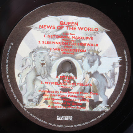 Queen : News Of The World (LP,Album,Reissue,Remastered)