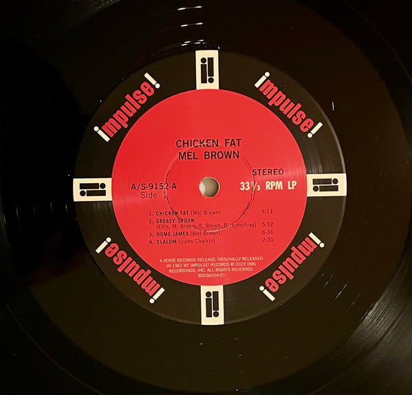 Mel Brown : Chicken Fat (LP, Album, RE, Gat)