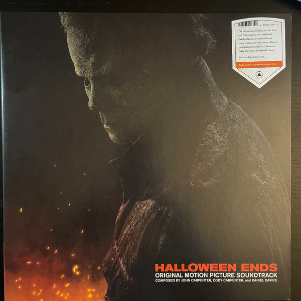 John Carpenter, Cody Carpenter , And Daniel Davies : Halloween Ends (Original Motion Picture Soundtrack) (LP, Album, Ora)