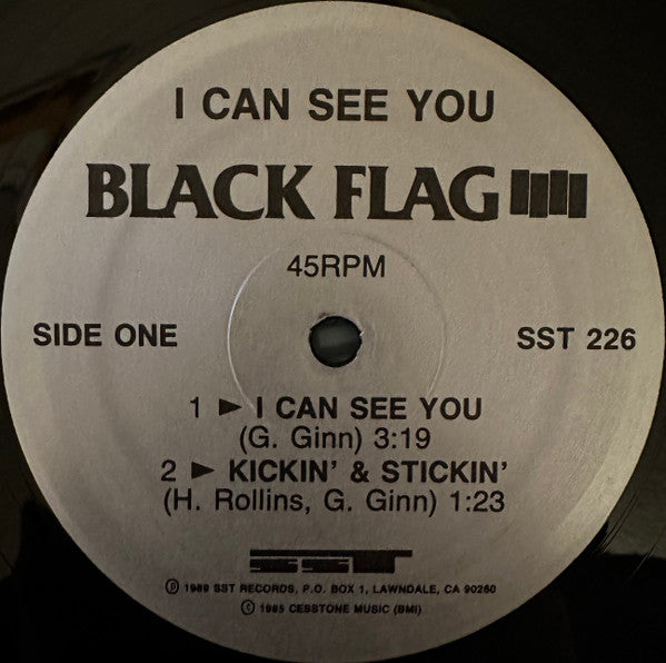 Black Flag : I Can See You (12", RE)