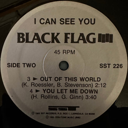 Black Flag : I Can See You (12", RE)