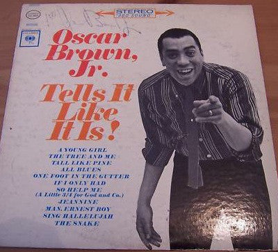 Oscar Brown Jr. : Tells It Like It Is! (LP, Album, Mono)