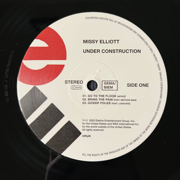 Missy Elliott : Under Construction (2xLP, Album, RE)