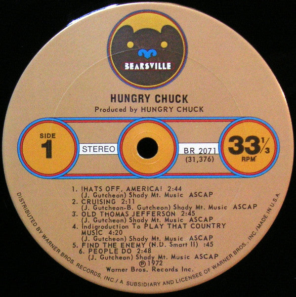Hungry Chuck : Hungry Chuck (LP, Album, Gat)