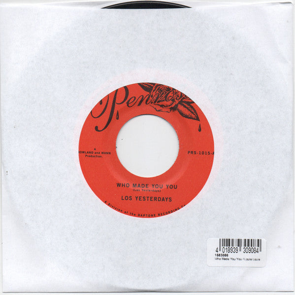 Los Yesterdays : Who Made You You / Louie Louie (7", Single)