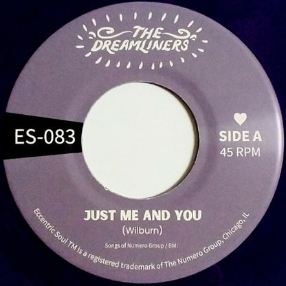 The Dreamliners : Just Me And You / Best Things In Life (7", Pur)